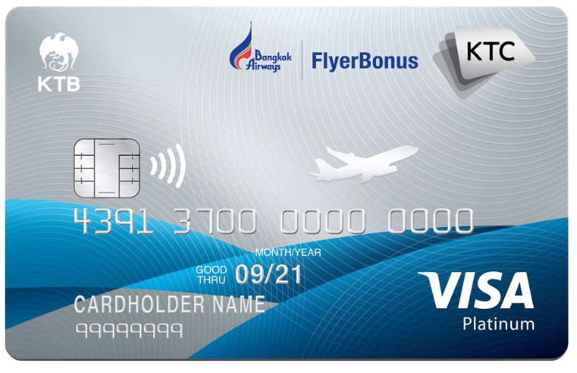 บัตรเครดิต KTC - BANGKOK AIRWAYS VISA PLATINUM