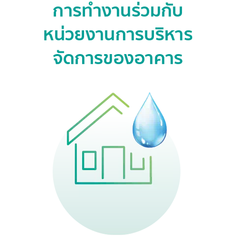 การทำงานร่วมกับหน่วยงานการบริหารจัดการของอาคาร