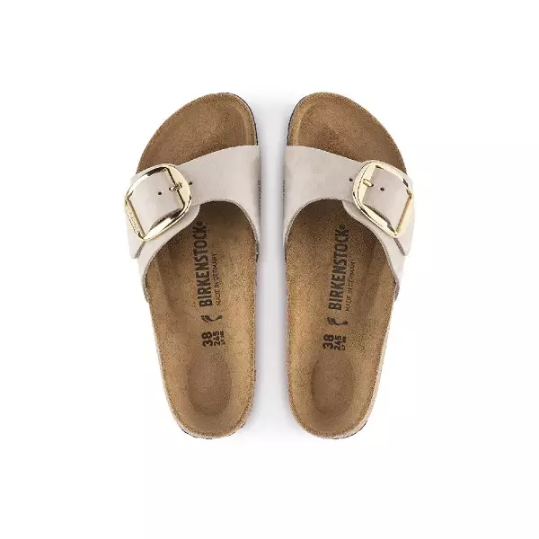 Madrid Big Buckle Nubuck สี Dove Gray