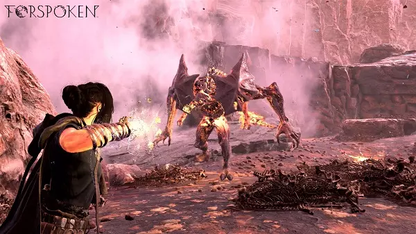 ฉากต่อสู้ในเกม Forspoken PC