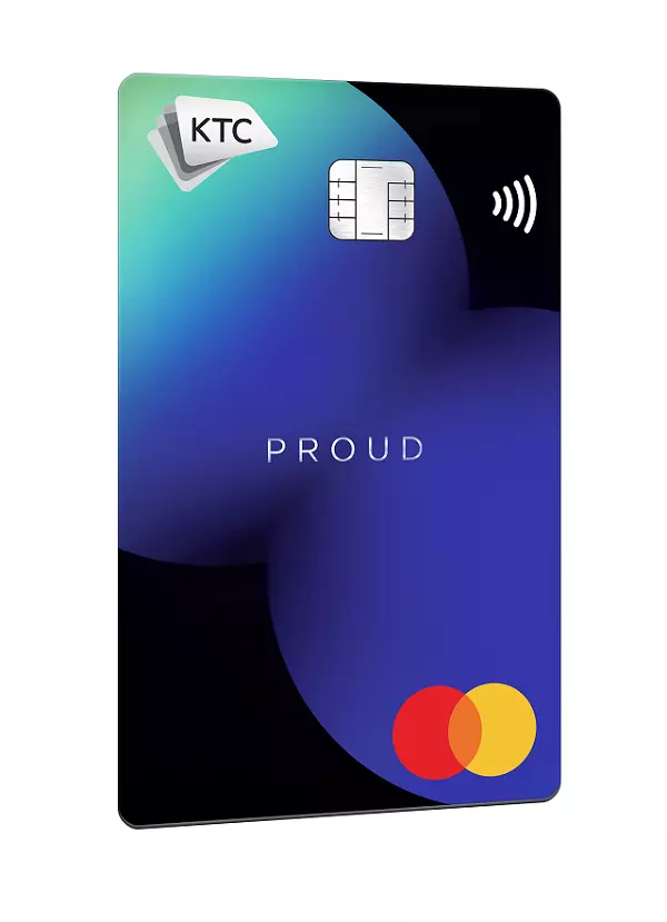 รูปภาพหน้าบัตรกดเงินสด KTC Proud