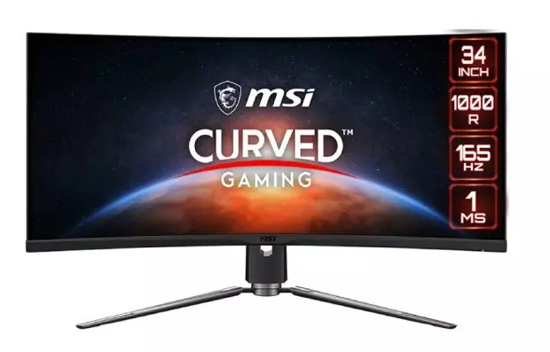 หน้าจอเกม MSI MONITOR รุ่น MPG ARTYMIS 343CQR