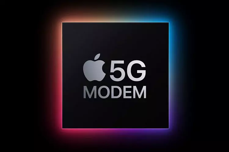 ภาพเรนเดอร์ชิปโมเด็ม 5G ของ Apple 