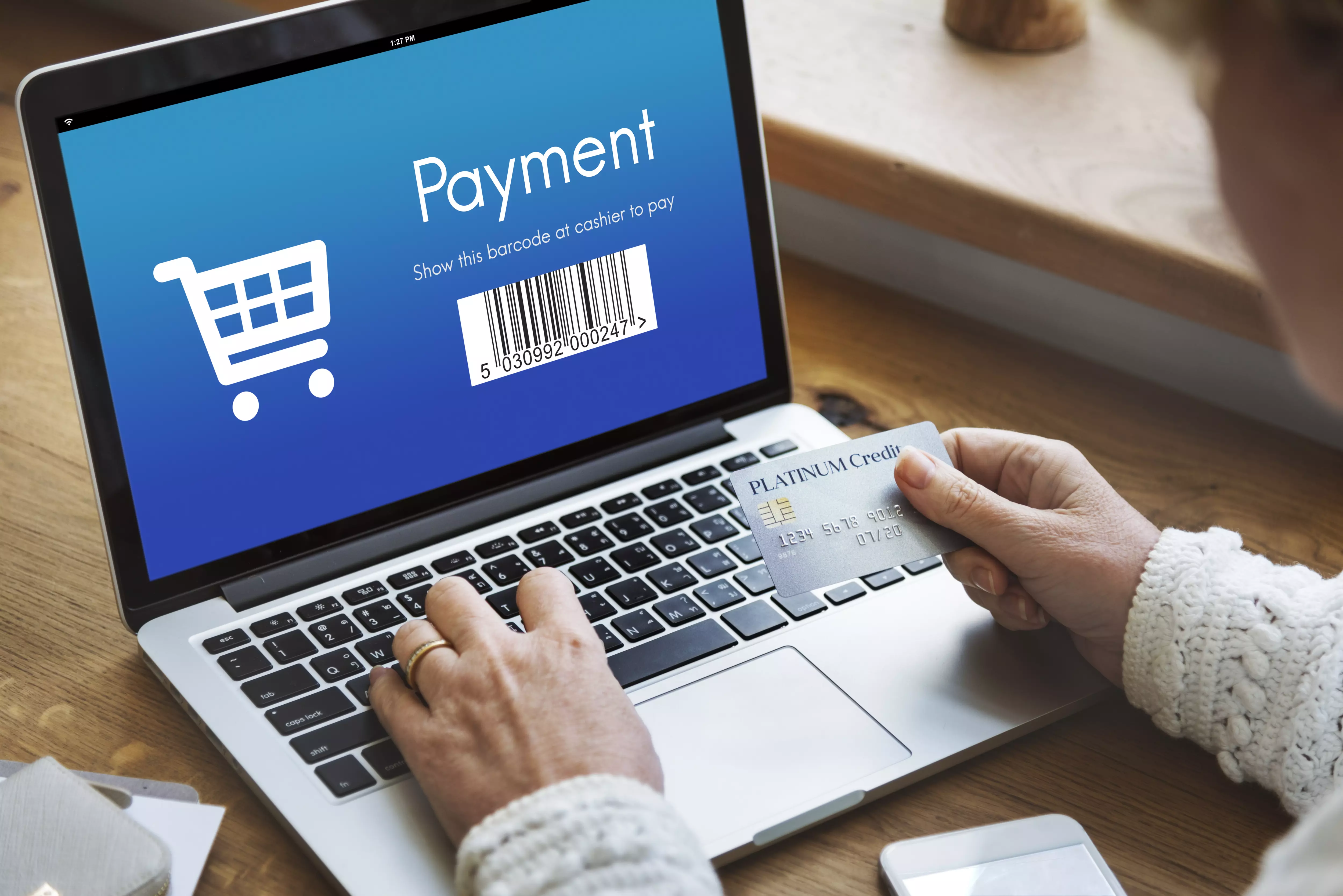 หน้าเว็บไซต์ ระบบการชำระเงิน Payment 