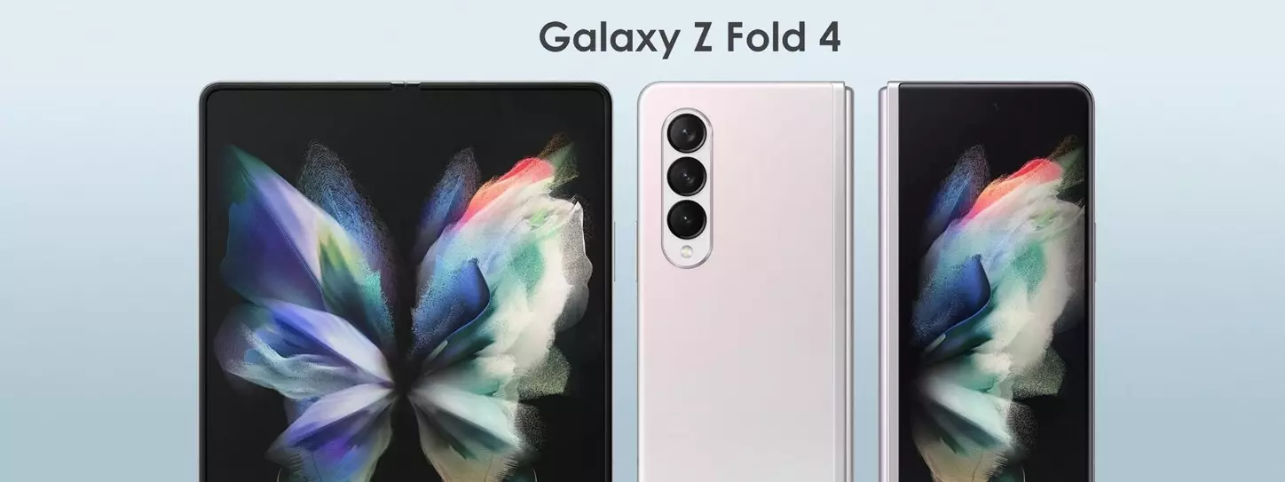 เรนเดอร์ Samsung Galaxy Z Fold 4