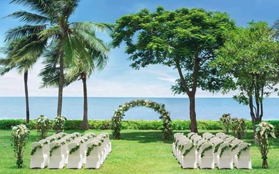 บรรยากาศงานแต่งงานริมทะเล โรงแรม Sheraton Hua Hin Resort & Spa