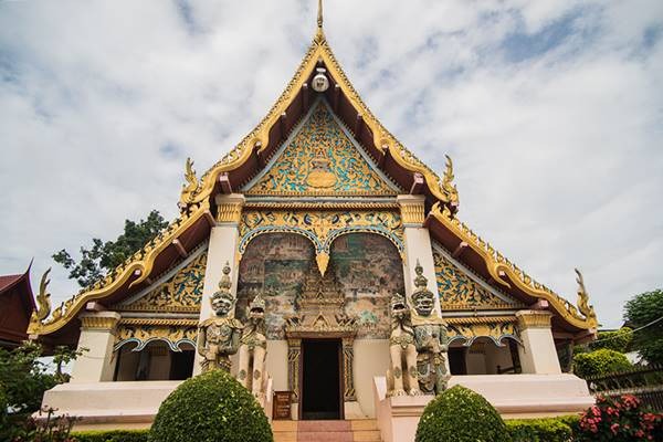 วัดศรีคุณเมือง วัดเก่าแก่คู่บ้านคู่เมืองเชียงคาน