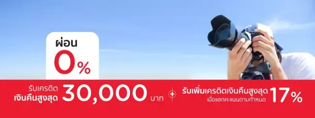 โปรโมชั่นกล้องถ่ายรูป
