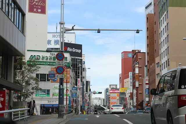 ท้องถนนและตัวเมืองฟุกุโอกะ