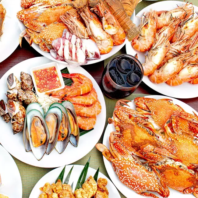 อาหารซีฟู้ดโรงแรมไอบิสกรุงเทพริเวอร์ไซด์