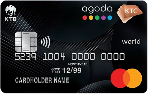 บัตรเครดิต KTC – AGODA WORLD REWARDS MASTERCARD