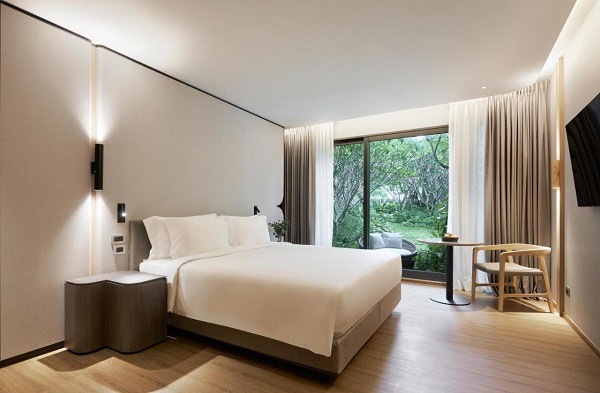  บรรยากาศห้องพักโรงแรม dusitD2 Hua Hin