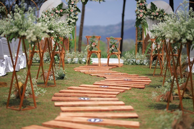 บรรยากาศงานแต่งสไตล์มินิมอล