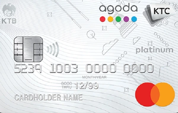บัตรเครดิต KTC - AGODA PLATINUM MASTERCARD