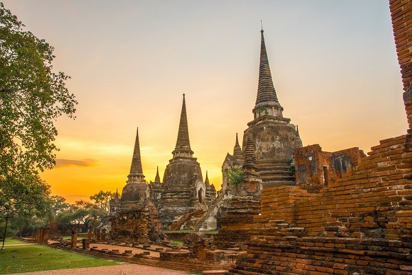 เจดีย์ทรงลังกาในวัดพระศรีสรรเพชญ์