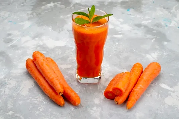 น้ำแคร์รอตปั่นเพื่อสุขภาพ