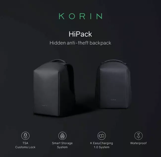 กระเป๋ากันขโมย Korin Design – Hipack
