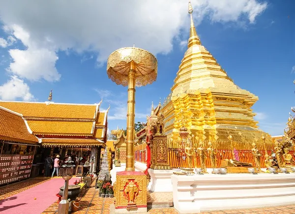 องค์พระธาตุที่วัดพระธาตุดอยสุเทพ