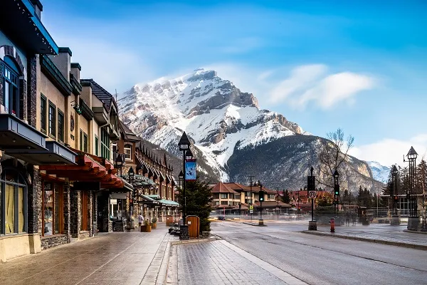 บรรยากาศ Banff City แคนาดา