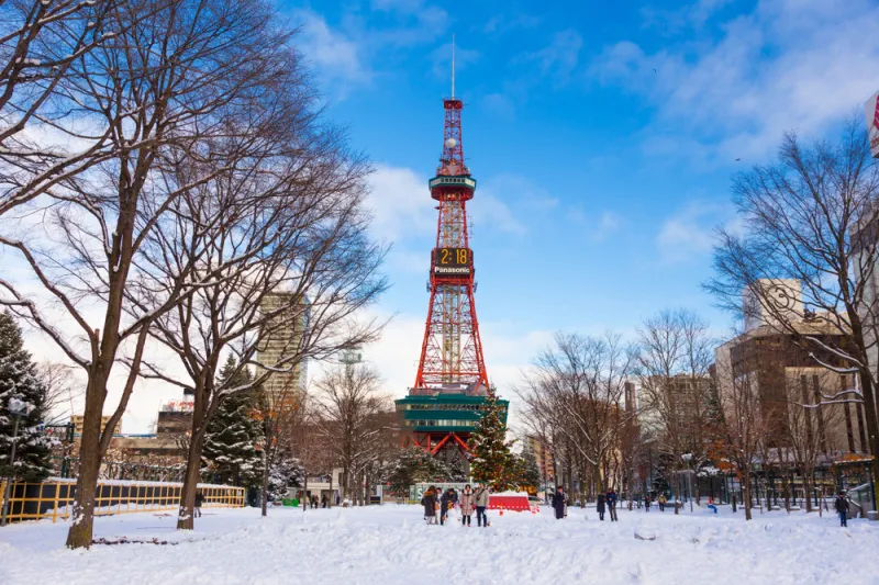 สวนสาธารณะโอโดริ (Odori Park) ช่วงหน้าหนาว
