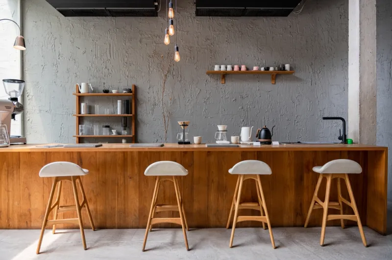 ร้านกาแฟสไตล์มินิมอล