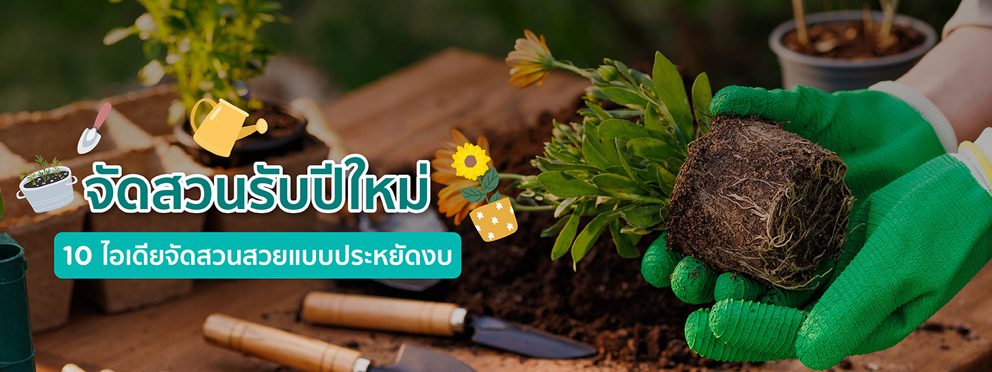 จัดสวนรับปีใหม่ 10 ไอเดียจัดสวนสวยแบบประหยัดงบ