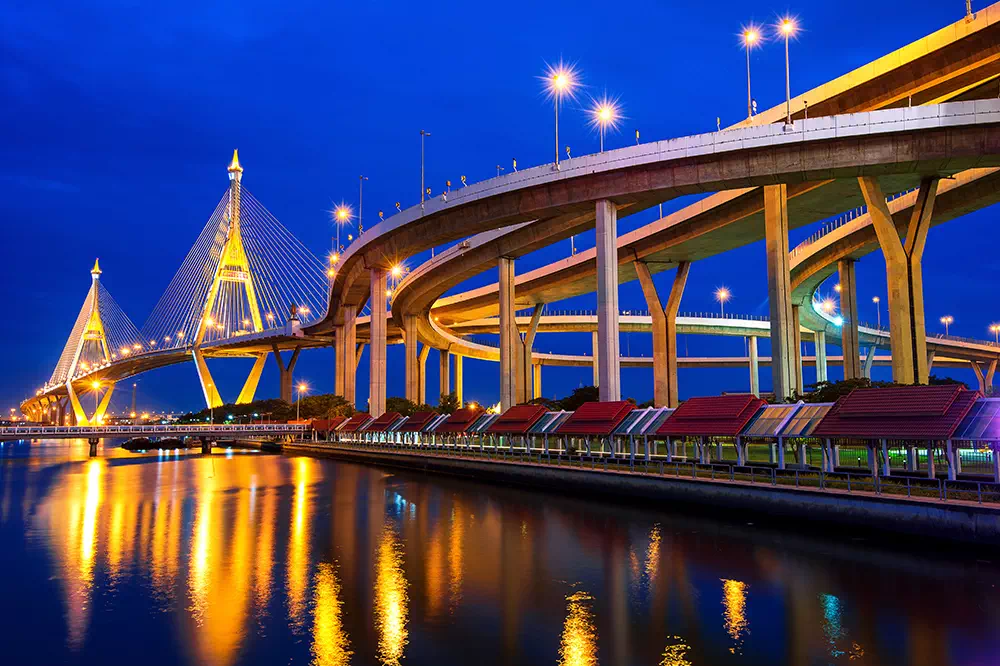 ลอยกระทง สะพานพระราม 8