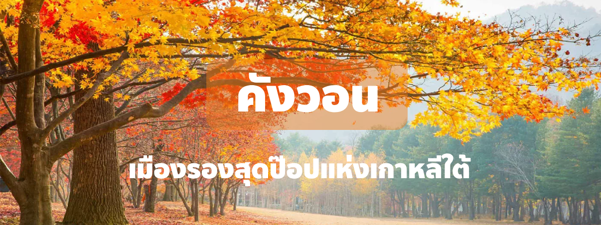 คังวอน เมืองรองสุดป๊อปแห่งเกาหลีใต้