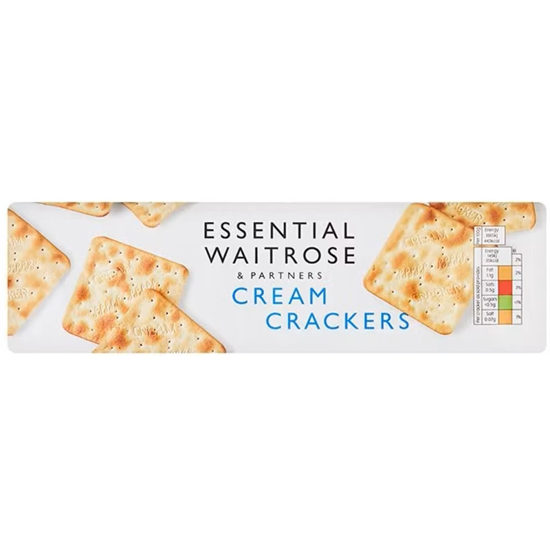 ขนมนำเข้าจากต่างประเทศ Waitrose Essential Cream Crackers