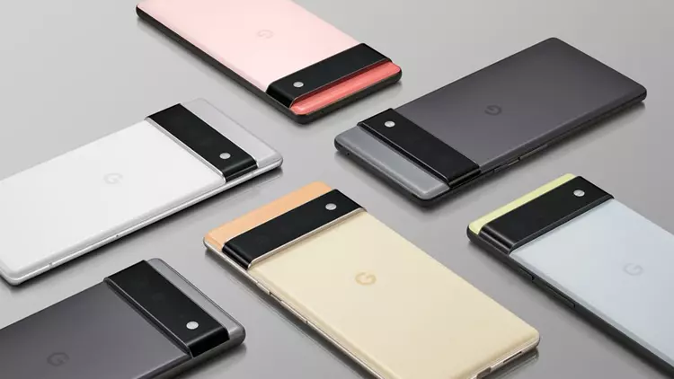 โมเดลสีเครื่อง Google Pixel 6 และ Google Pixel 6 Pro 