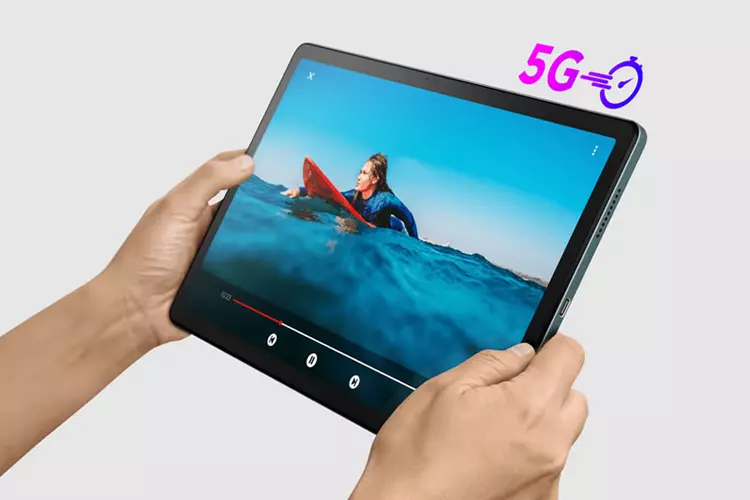 แท็บเล็ต Lenovo Tab P12 Pro รองรับเครือข่าย 5G 