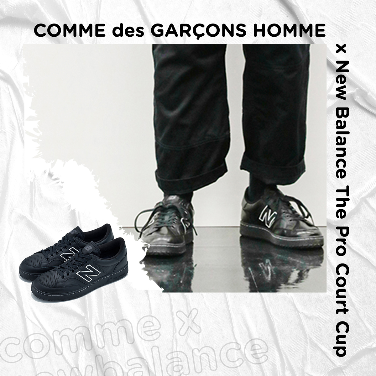 COMME des GARÇONS HOMME x New Balance - The Pro Court Cup