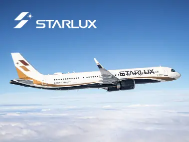 จองตั๋วเครื่องบินไต้หวัน ที่ Starlux Airline