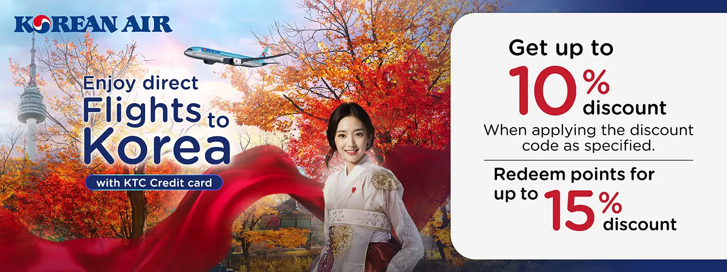 Korean Air Promotion with KTC Credit Cards
