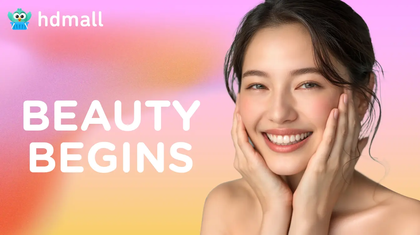 Promotion “Beauty Begins” get discount and installment payment 0% up to 6 Months at HDmall with KTC Credit Card