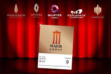 โปรโมชั่นแลกรับบัตรชมภาพยนตร์  1 ที่นั่ง มูลค่าสูงสุด 350 บาทที่ Major Cineplex