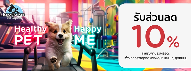 Healthy Pet...Happy Me 2024 ที่ โรงพยาบาลสัตว์ แกรนด์อเวนิว