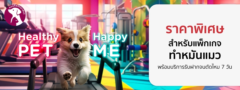 Healthy Pet...Happy Me 2024 ที่  คลินิกหมอกีฟ รักษาสัตว์