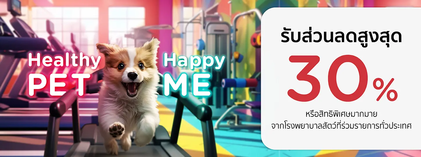 Healthy Pet...Happy Me 2024 โรงพยาบาลสัตว์ ที่ร่วมรายการทั่วประเทศ