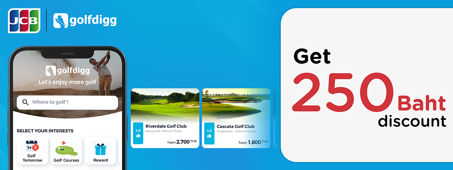  Promotion for KTC JCB Credit Card at Golfdigg