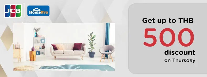  Promotion for KTC JCB Credit Card at HomePro Online