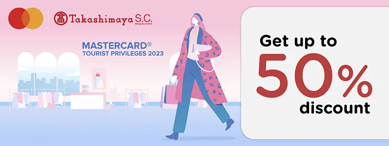 Special privilege at Takashimaya Shopping Centre for KTC MASTERCARD card
