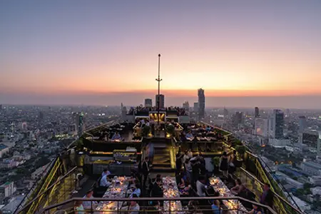 Rooftop Bar ที่ Banyan Tree Bangkok