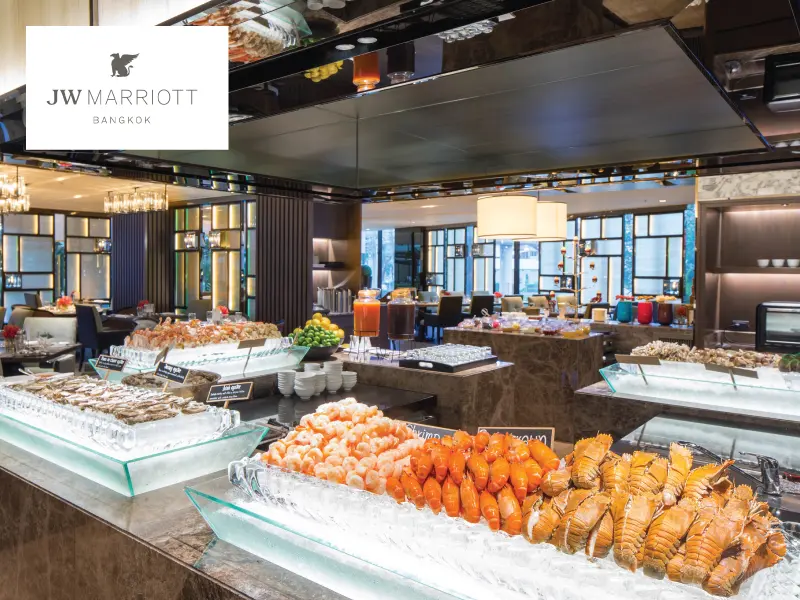 โปรโมชั่นห้องอาหารบุฟเฟต์นานาชาติ-โรงแรม JW Marriott Hotel Bangkok-ห้องอาหารเจดับบลิว คาเฟ่ (JW Café)