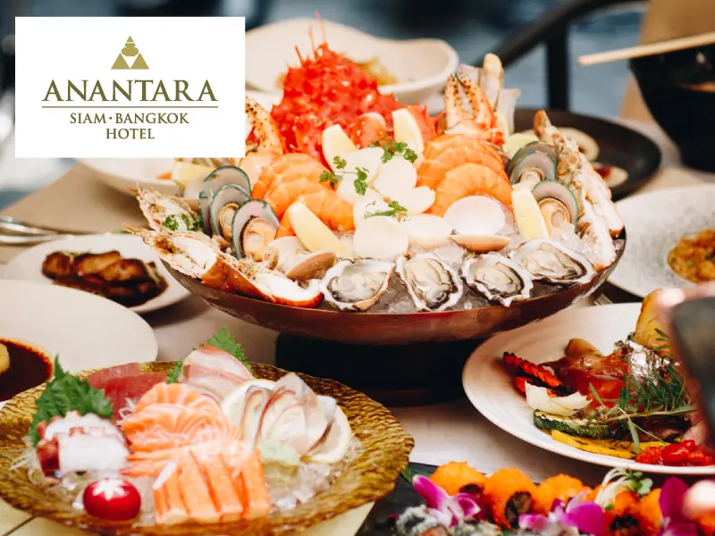 รวมดาว Sunday Brunch - โรงแรมอนันตรา สยาม กรุงเทพ (Anantara Siam Bangkok Hotel)