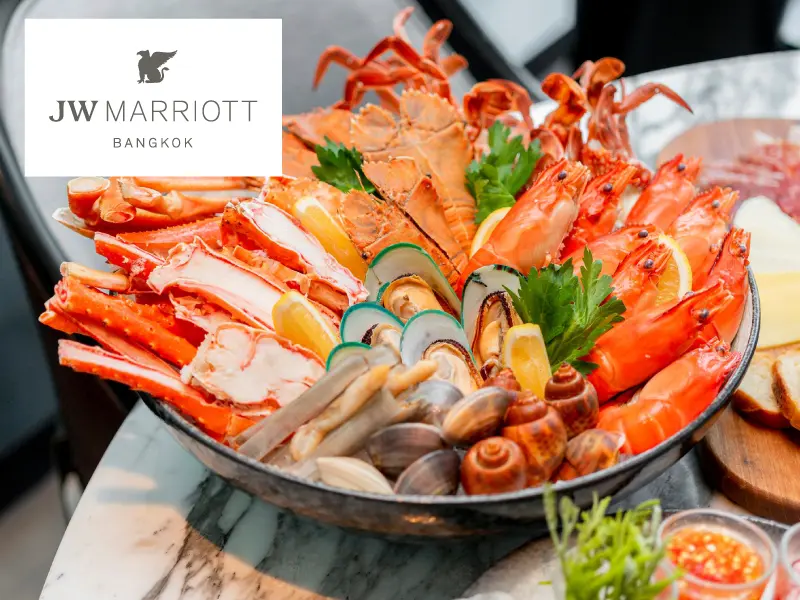 รวมดาว Sunday Brunch - โรงแรมเจดับบลิว แมริออท กรุงเทพฯ
(JW Marriott Hotel Bangkok)