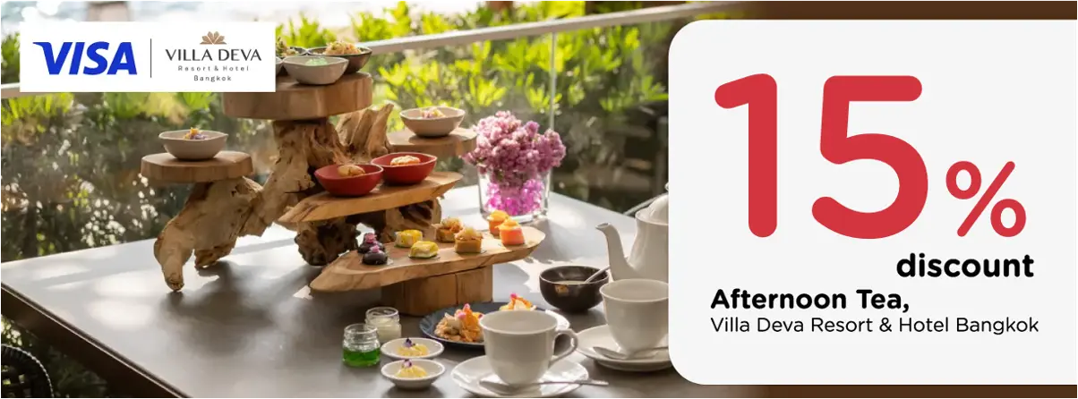 Afternoon Tea, Villa Deva Resort & Hotel Bangkok