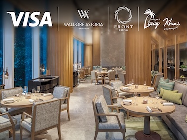 โปรโมชั่นที่ห้องอาหารฟร้อนท์ รูม x ร้านอาหารบ้านสวนลุงไข่ ที่โรงแรม วอลดอร์ฟ แอสโทเรีย กรุงเทพ กับบัตรเครดิต KTC