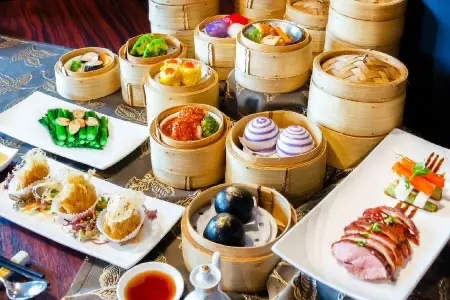 ติ่มซำบุฟเฟต์ โรงแรม The Berkeley Hotel Pratunam ห้องอาหารจีน The Mulberry Chinese Cuisine