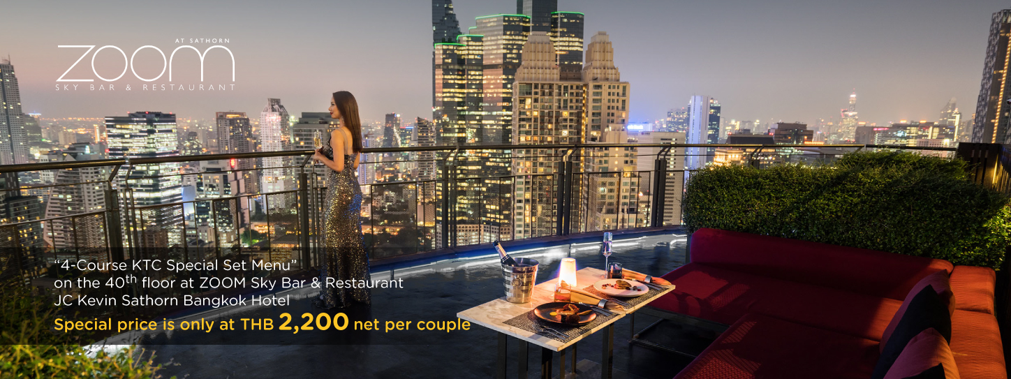 ZOOM Sky Bar & Restaurant in JC Kevin Sathorn Bangkok